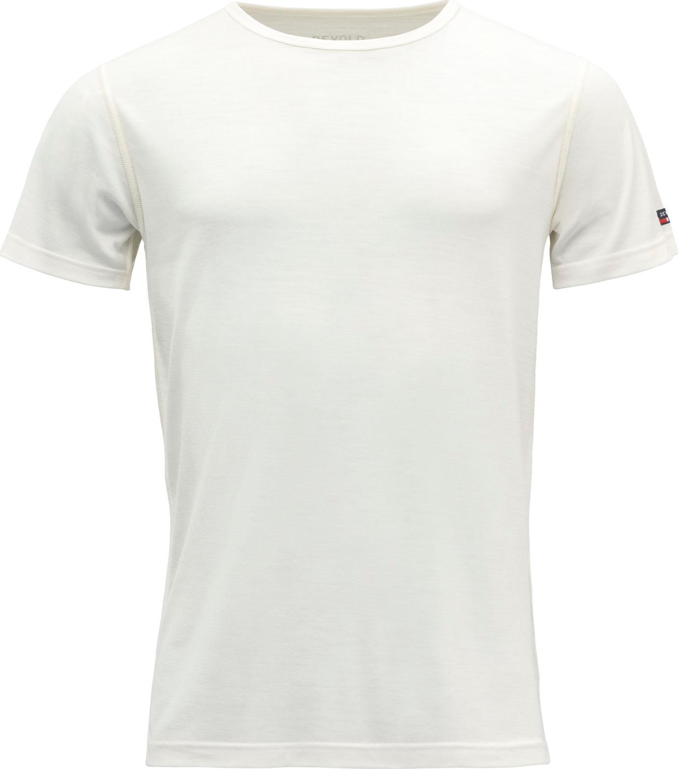 Devold Breeze T-shirt herre i hvit, 150 gram merinoull