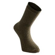 Grønn Woolpower Socks 400 ullsokk med tykk terryløkke