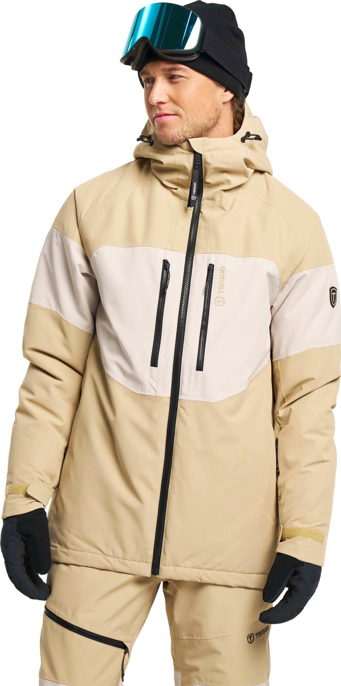 Beige Tenson Kiroro skijakke for herre