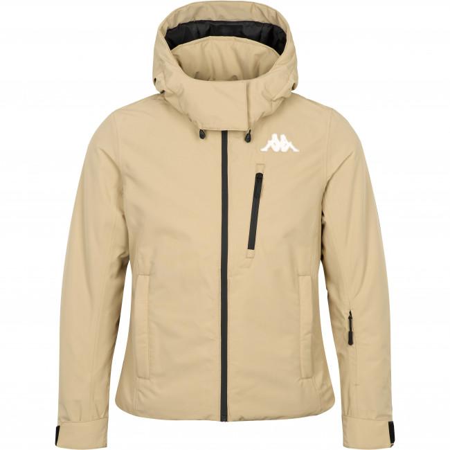 Beige Kappa Scanivy skijakke for dame