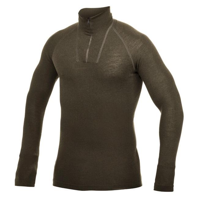 Woolpower Zip Turtleneck Lite herre i fargen Pine Green
